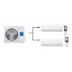 Мульти сплит-система на 2 комнаты 25+35 м2 Haier AS25S2SF2FA-W+AS35S2SF2FA-W/2U40S2SM1FA Flexis Super Match