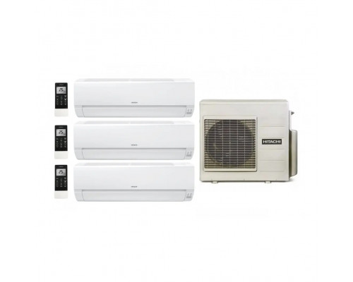 Мульти сплит-система на 3 комнаты 20+20+20 м2 Hitachi 3xRAK-18REF/RAM-53NE3F Multizone Comfort