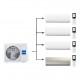 Мульти сплит-система на 4 комнаты 25+25+35+35 м2 Haier 2х AS25S2SF2FA-W+AS35S2SF2FA-W+AS35S2SF2FA-G/4U85S2SR5FA Flexis Super Match