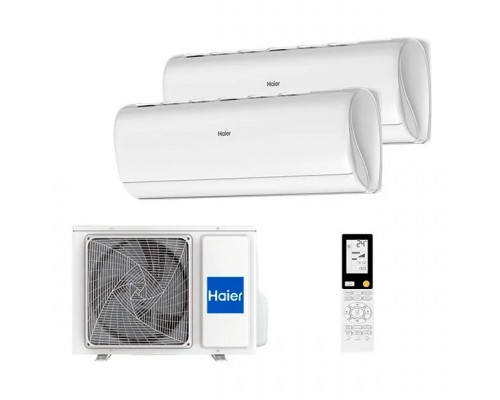 Мульти сплит-система на 2 комнаты 25+35 м2 Haier AS25S2SJ2FA-W+AS35S2SJ2FA-W/2U50S2SM1FA-3 Jade Super Match